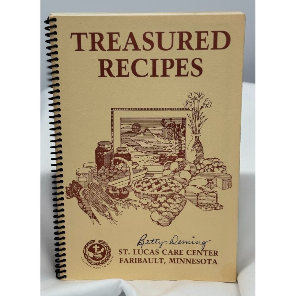 Vintage Faribault, MN St. Lucas Care Center Cookbook - 1988